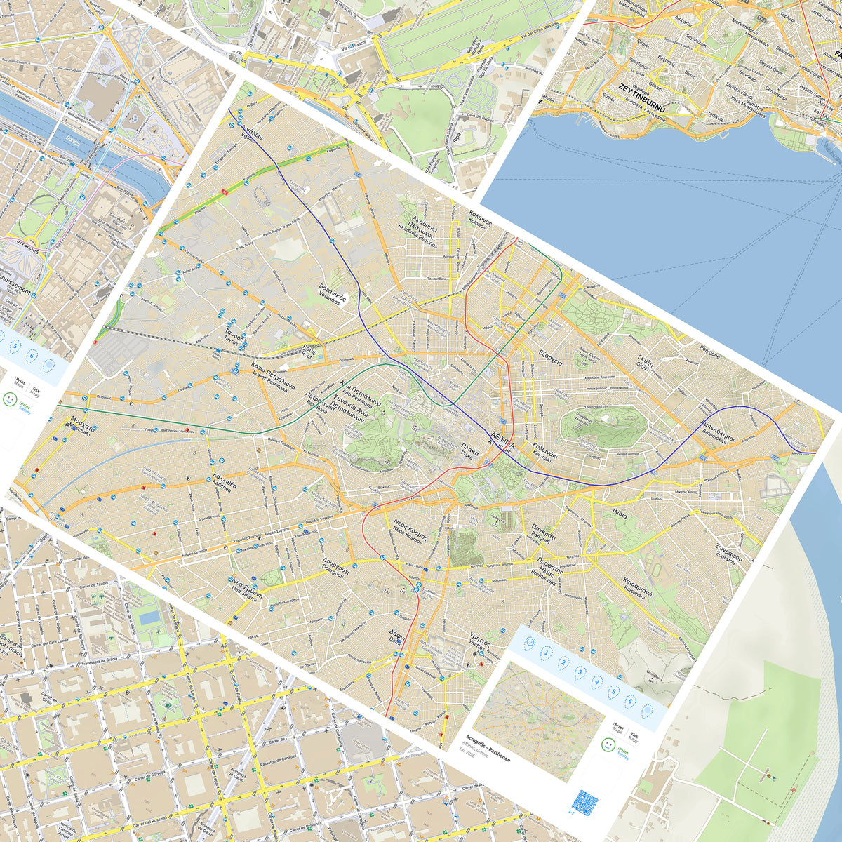 Custom printed map: Mapy.com