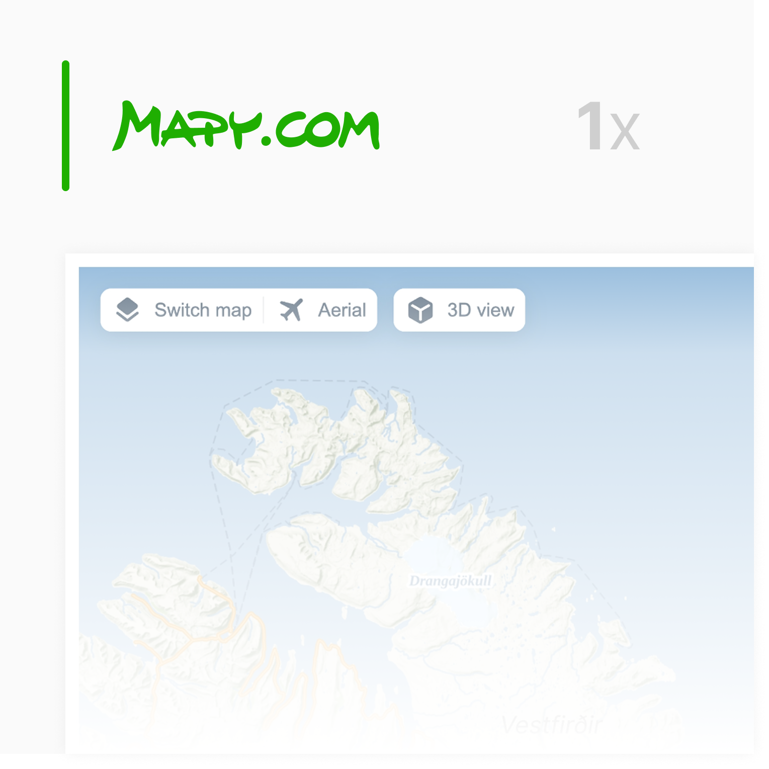 Vlastní tištěná mapa: Mapy.com