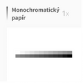 Monochromatický papír