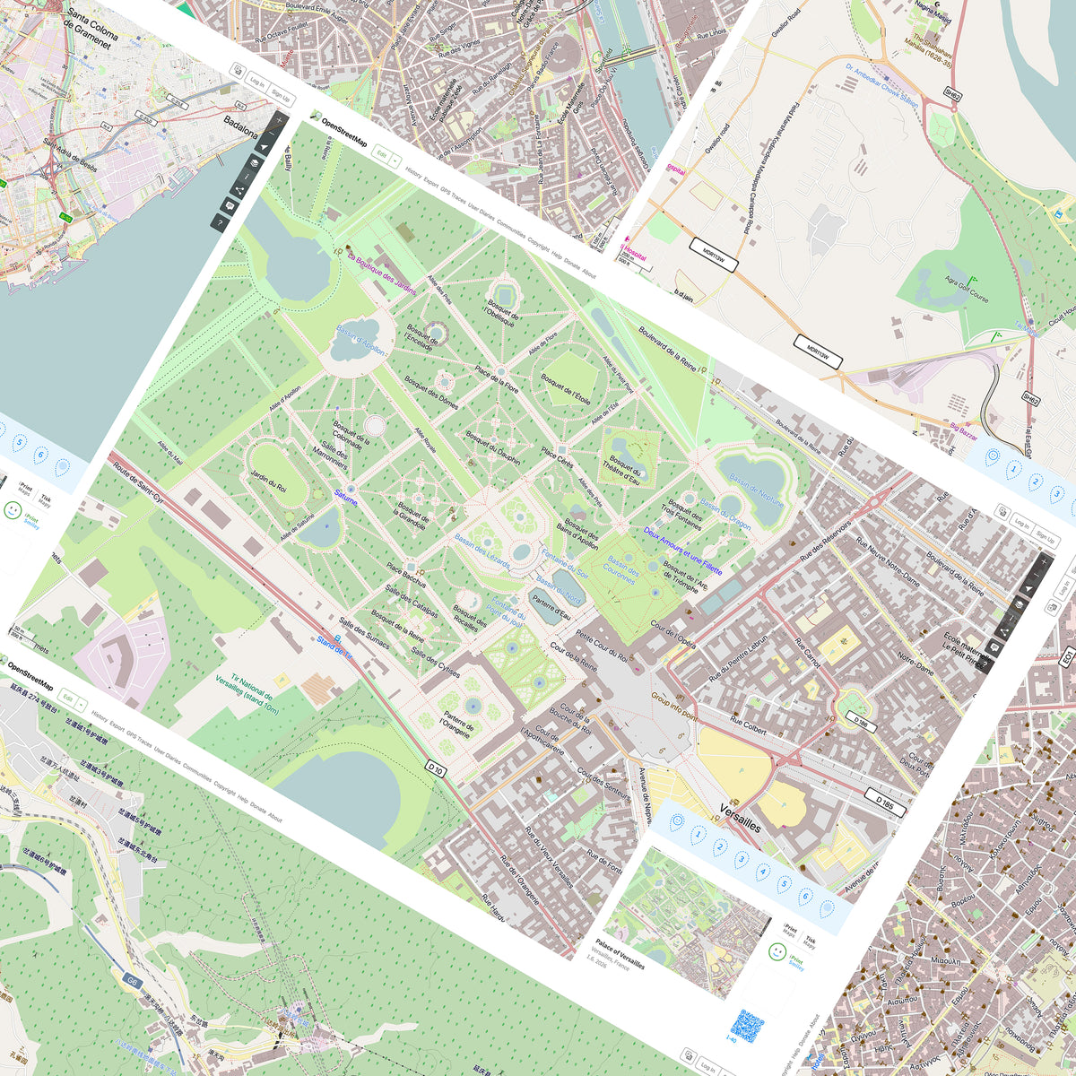 Custom printed map: OpenStreetMap