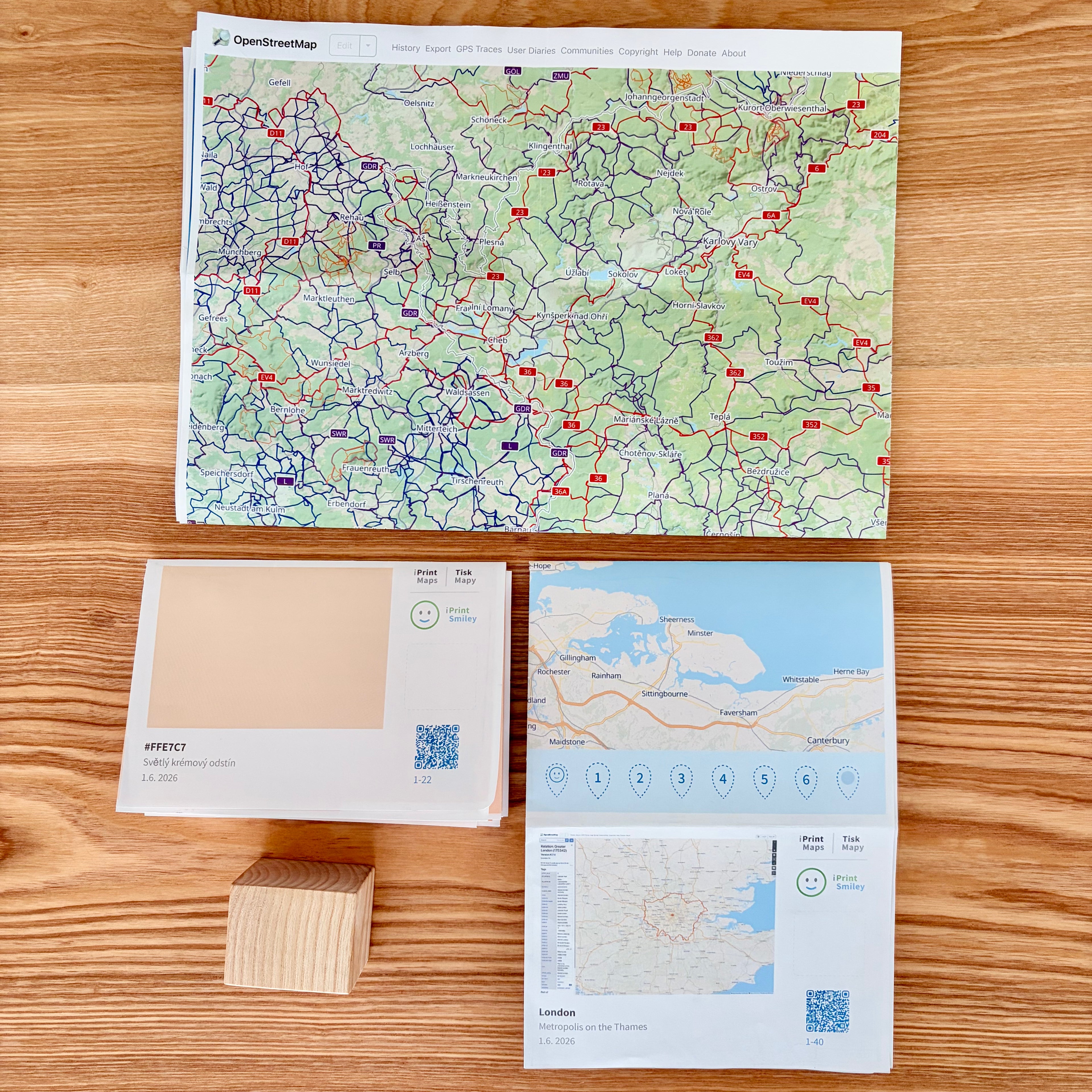 Vlastní tištěná mapa: OpenStreetMap