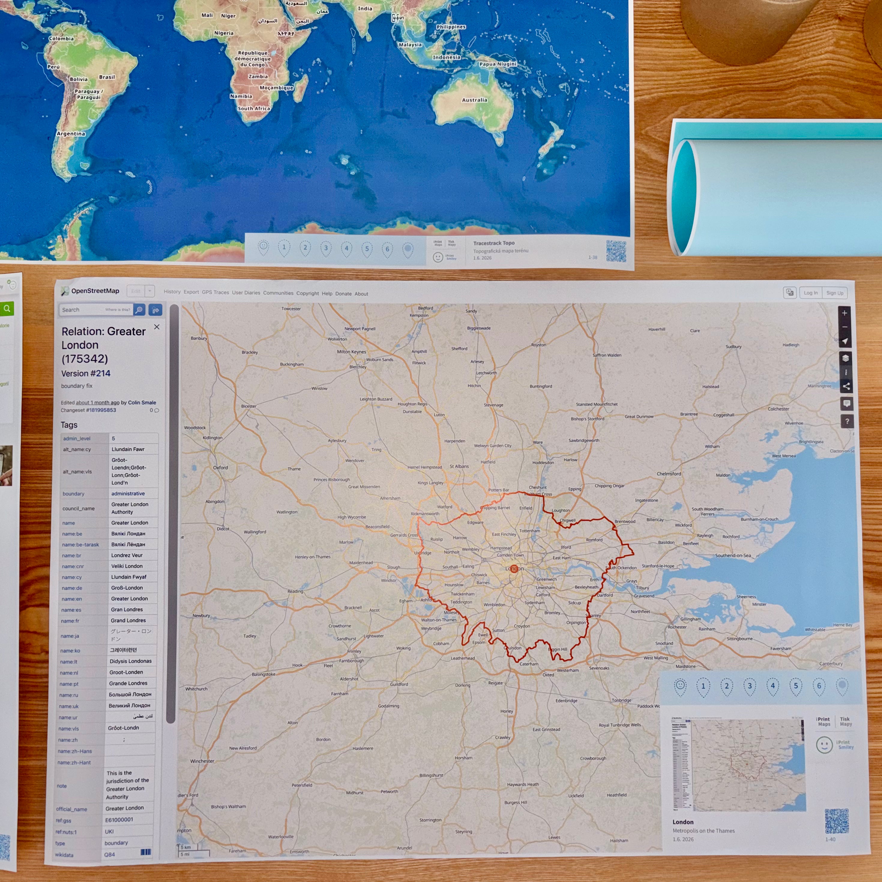 Vlastní tištěná mapa: OpenStreetMap