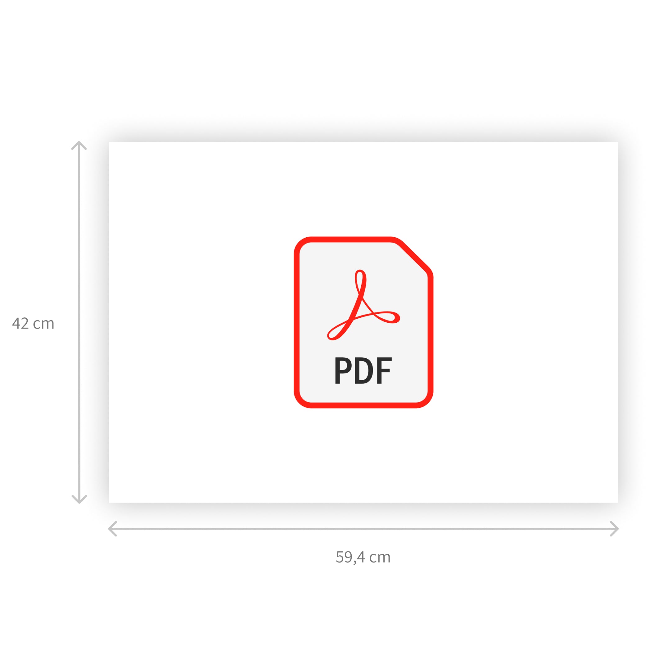Vlastní tištěný papír: PDF soubor